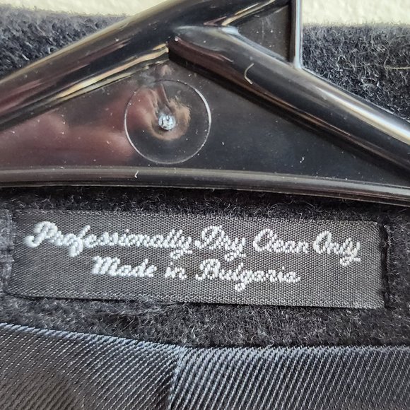 NWT di Silver/Simon & Sons Imported Cashmere Blend Dress Coat Size 40 Regular - Picture 10 of 16